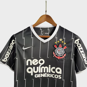 Camisa Corinthians II 2011 Retrô - Preta e Branca