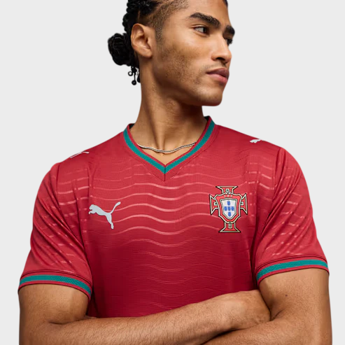 Camisa Portugal I 26/27 - Torcedor Puma Masculina - Vermelha