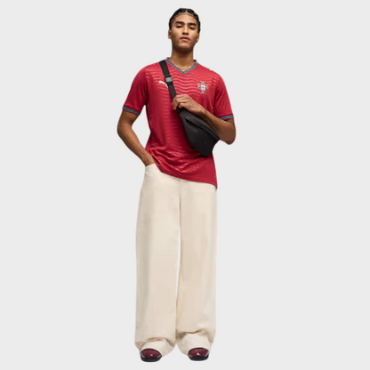 Camisa Portugal I 26/27 - Torcedor Puma Masculina - Vermelha