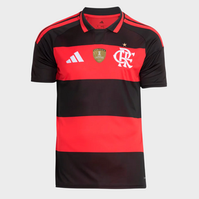 Camisa Flamengo I 26/27 - Torcedor Adidas Masculina - Vermelha e Preta