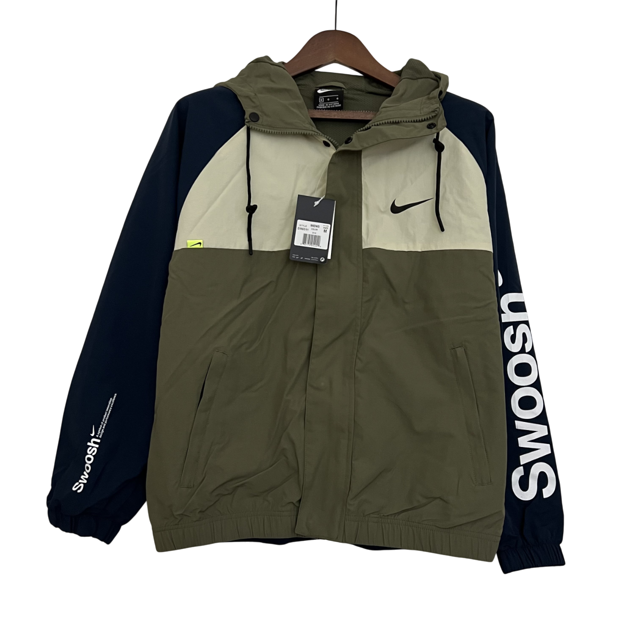 Corta Vento Nike - Verde e Azul - Swoosh