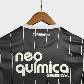 Camisa Corinthians II 2011 Retrô - Preta e Branca