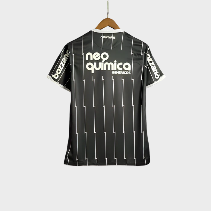 Camisa Corinthians II 2011 Retrô - Preta e Branca