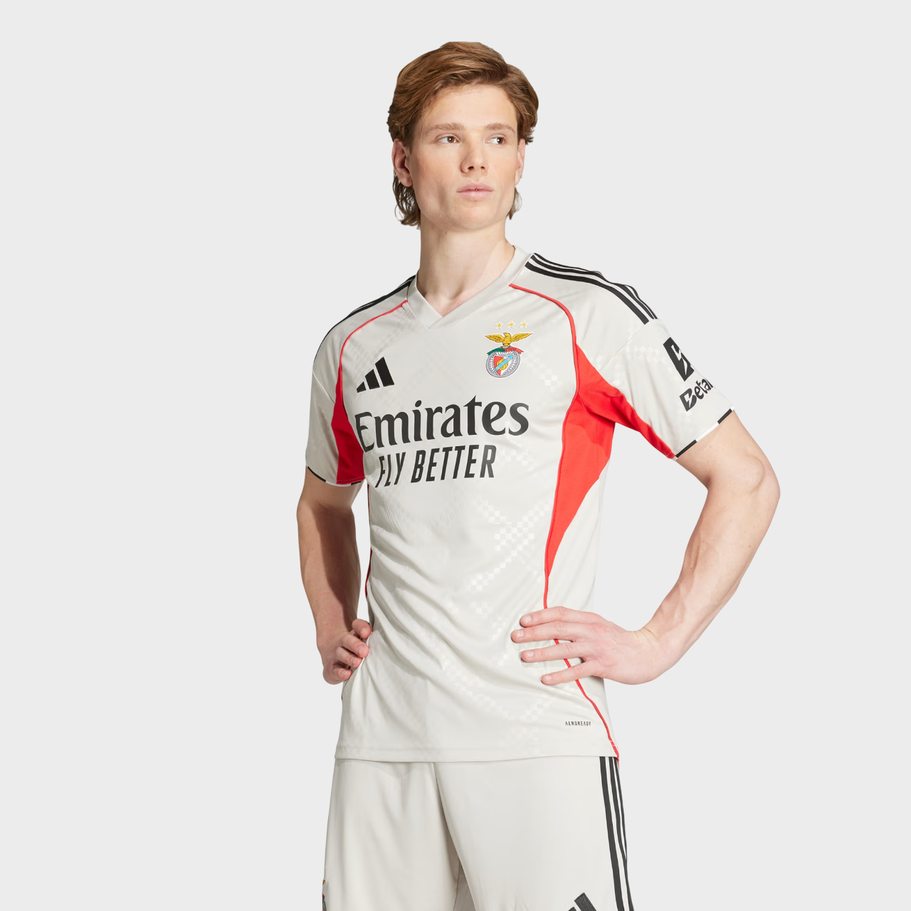 Camisa Benfica II 25/26 Torcedor Adidas - Branca