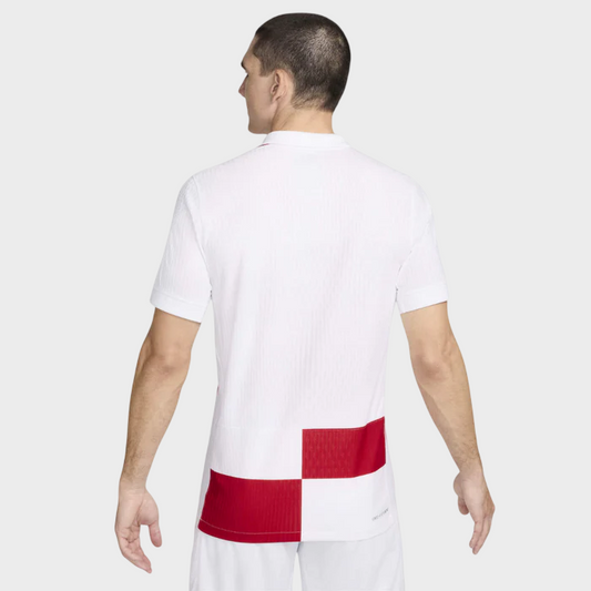 Camisa Croácia I 24/25 - Torcedor Nike Masculina - Branco e Vermelho