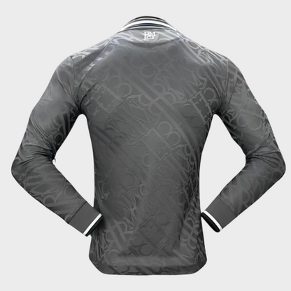 Camisa Real Madrid III Manga Longa 24/25 Torcedor Adidas - Cinza