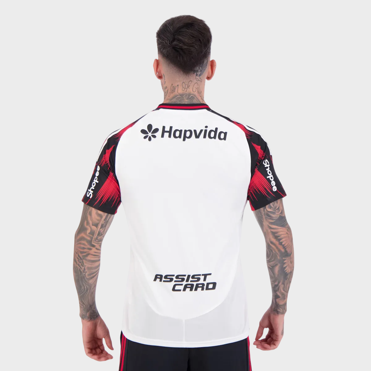 Camisa Flamengo II 25/26 - Torcedor + Patrocínios - Branca