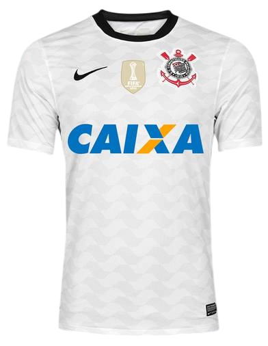Camisa Corinthians I 2012/2013 Retrô - Caixa + Patch Mundial