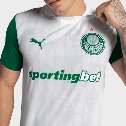 Camisa Palmeiras II 25/26 - Torcedor Puma Masculina - Branca