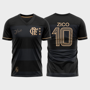 Camisa Flamengo Edição Especial Zico 25/26 Adidas Masculina - Preto