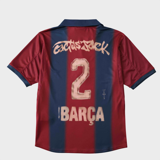 Camisa Barcelona Travis Scott 2000/2001 - Torcedor Unissex - Retrô