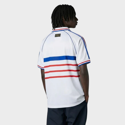 Camisa França II 1998 Adidas - Branca - Retrô