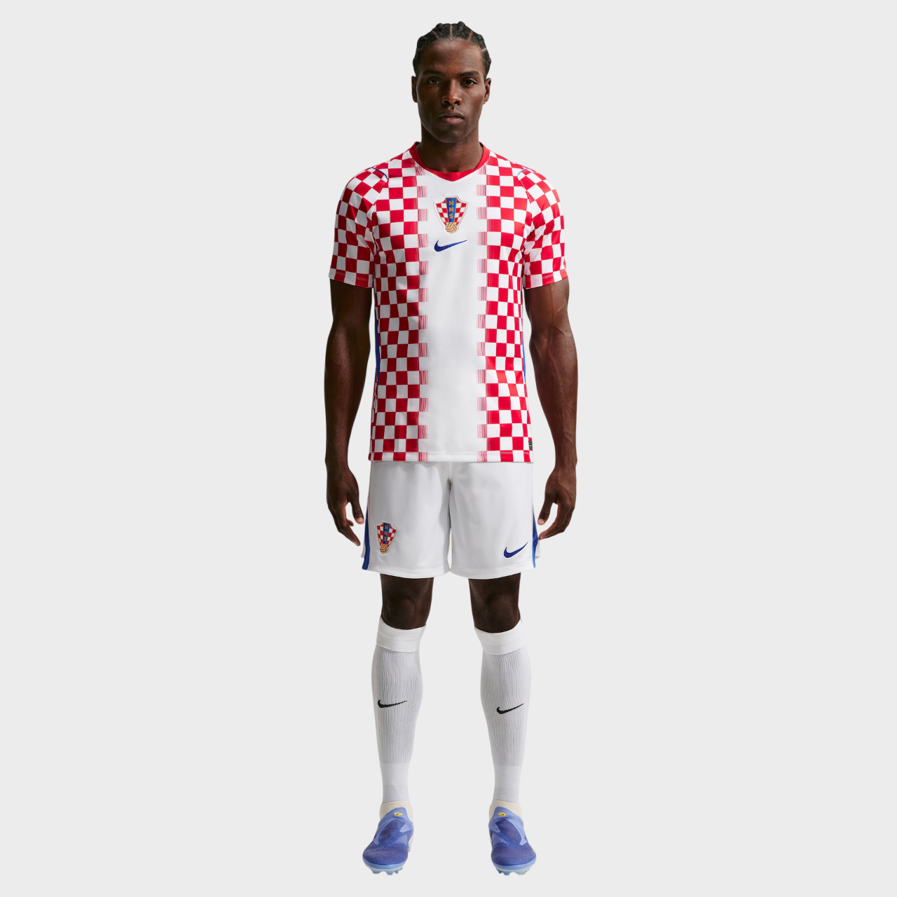 Camisa Croácia I 26/27 - Torcedor Masculina - Branco e Vermelho
