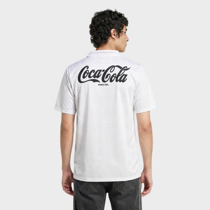 Camisa Santos I 1993/1994 Retrô - Branca - Coca-Cola