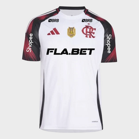 Camisa Flamengo II 25/26 + Patrocínios - Branca