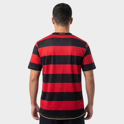 Camisa Flamengo I 2008/2009 Retrô - Vermelha e Preta