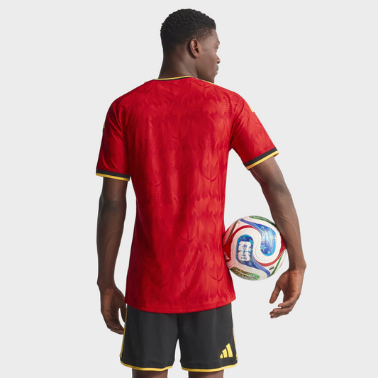Camisa Bélgica I 26/27 - Jogador Adidas Masculina - Vermelho