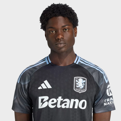 Camisa Aston Villa II 25/26 Adidas Torcedor Masculina - Preta