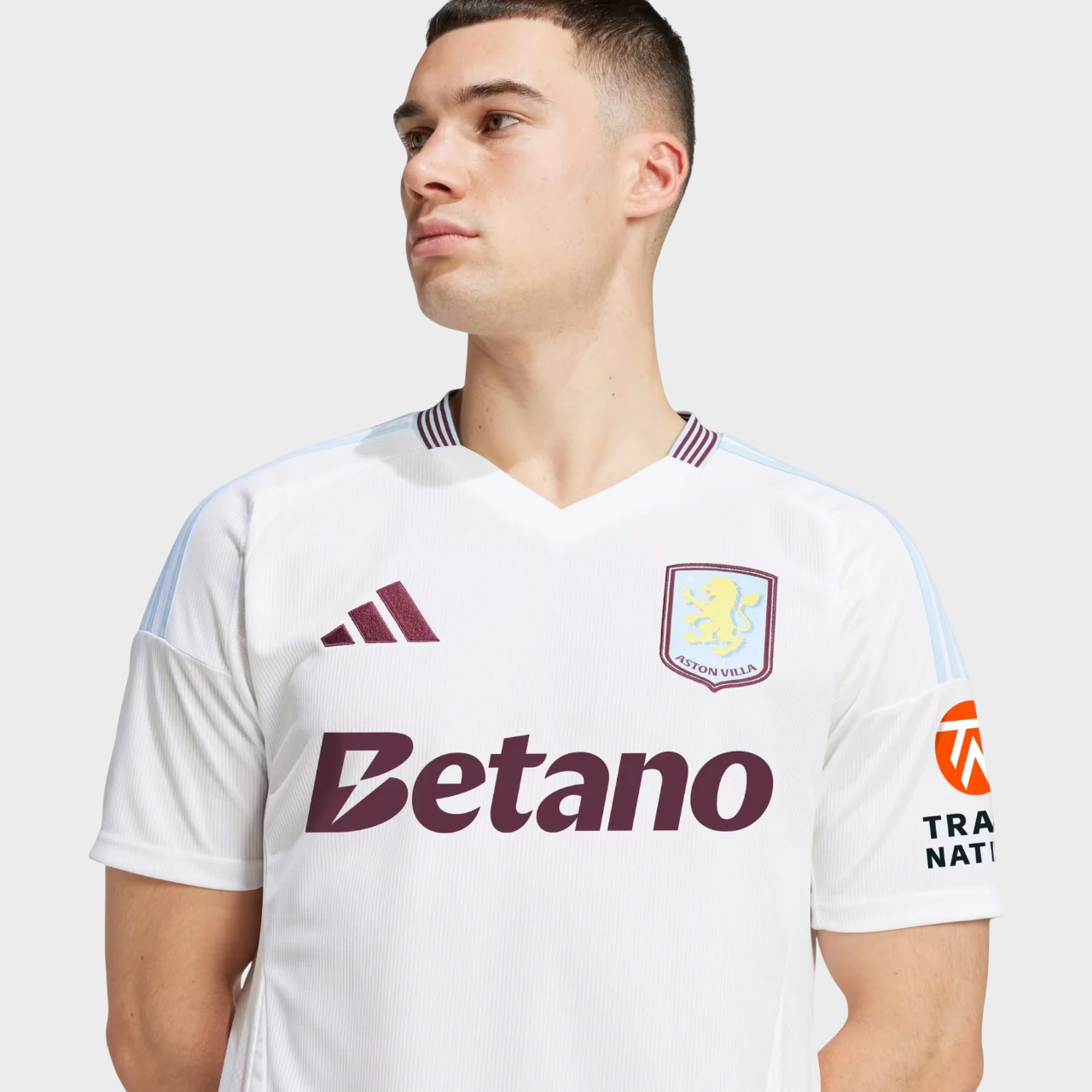 Camisa Aston Villa II 24/25 Adidas Torcedor Masculina - Branco