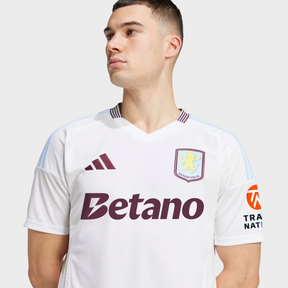 Camisa Aston Villa II 24/25 Adidas Torcedor Masculina - Branco