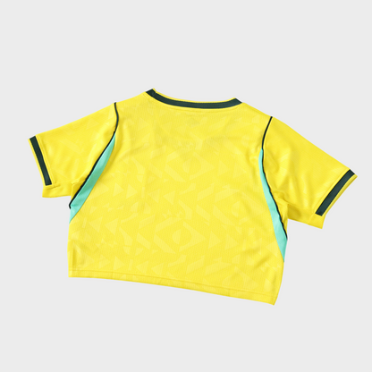 Cropped Seleção Brasileira Feminina I 26/27 - Torcedor - Amarela