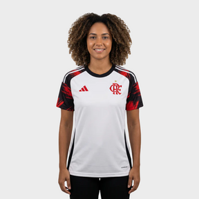 Camisa Flamengo Feminina II 25/26 - Branca