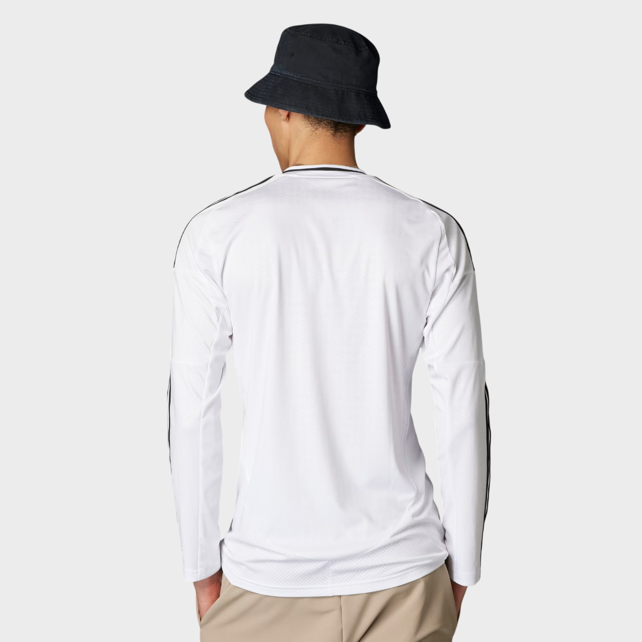 Camisa Real Madrid I Manga Longa 24/25 Torcedor Adidas - Branca
