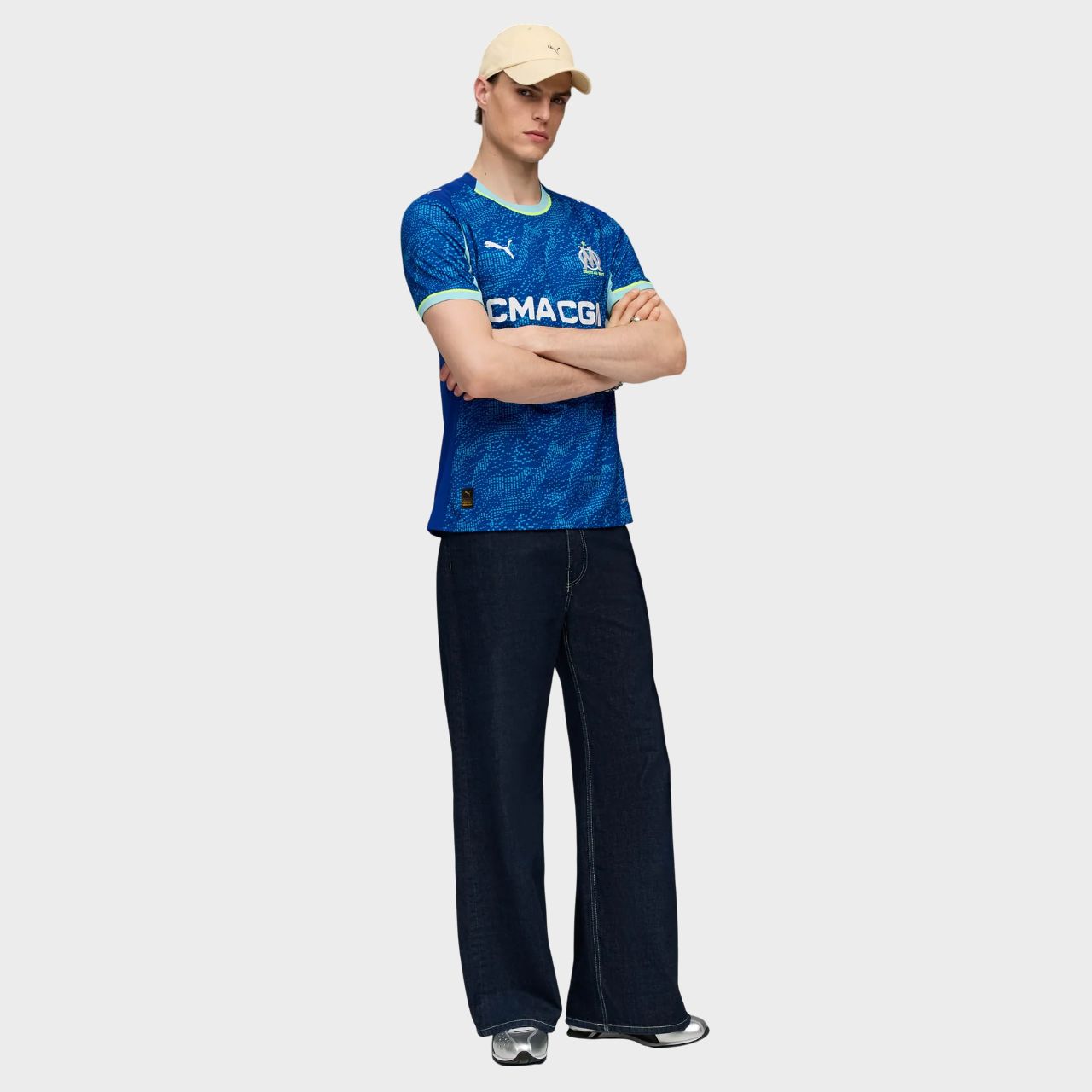 Camisa Olympique de Marseille III 25/26 - Puma - Azul