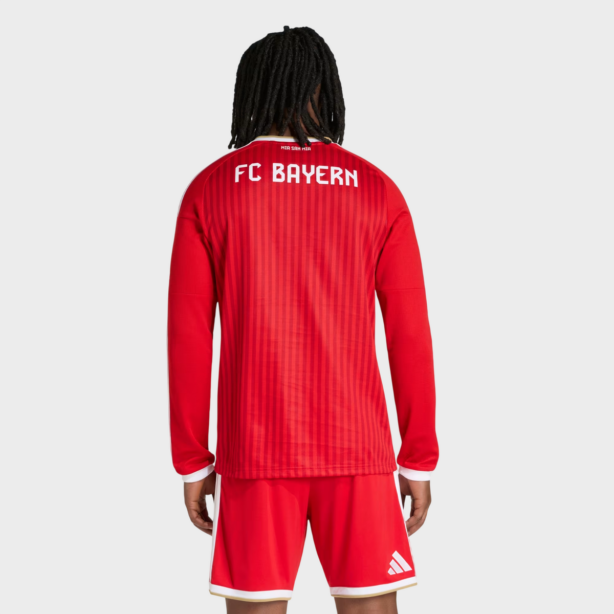 Camisa Bayer de Munique I Manga Longa 26/27 Torcedor - Vermelha