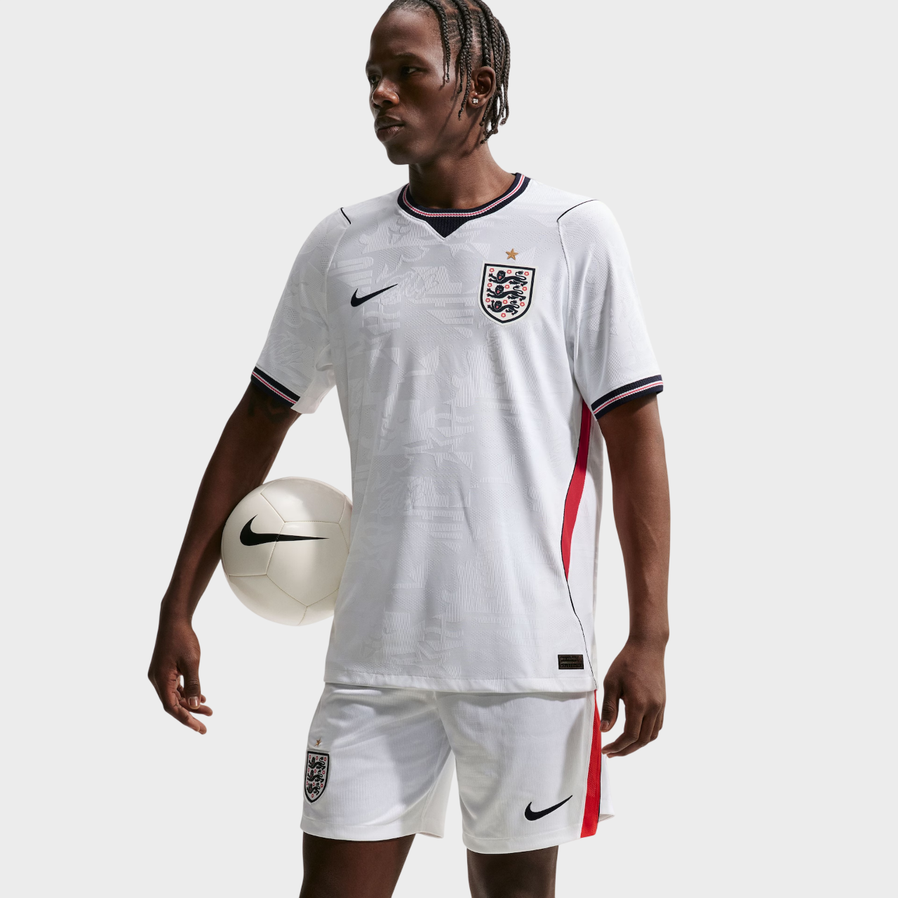 Camisa Inglaterra I 26/27 - Jogador Masculina - Branca
