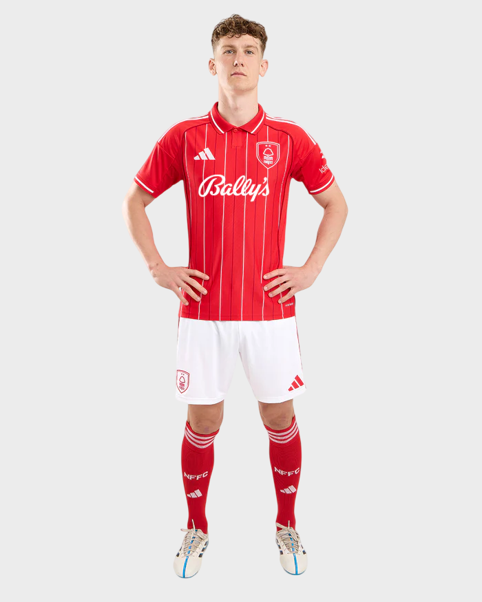 Camisa Nottingham Forest I 25/26 Adidas Torcedor Masculina - Vermelha