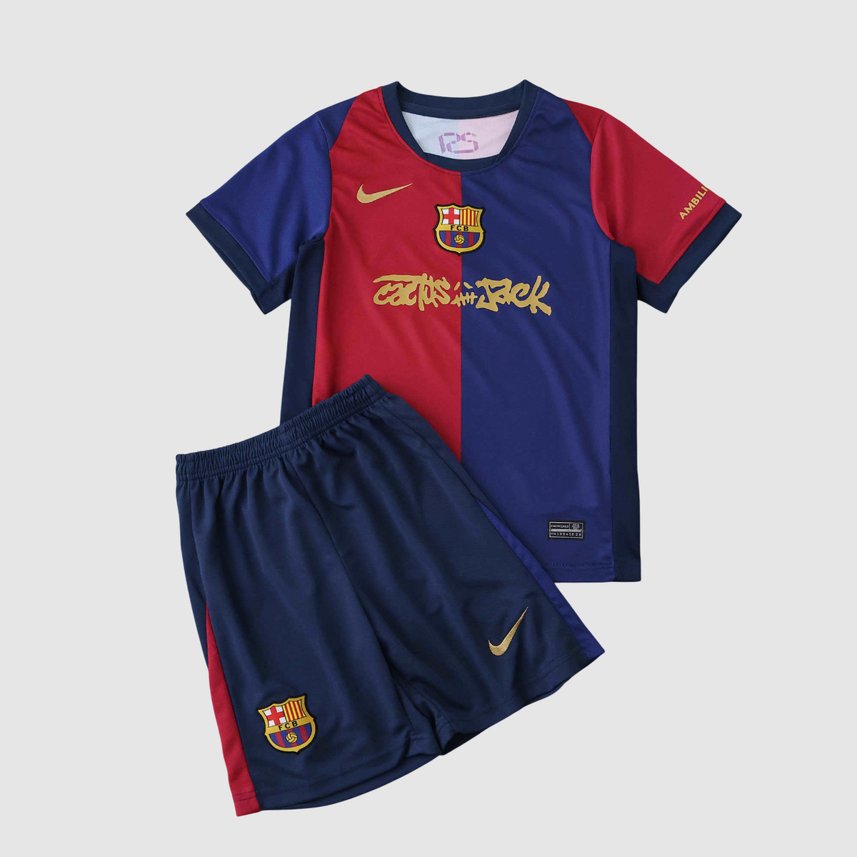 Conjunto Infantil Barcelona X Travis Scott I 24/25