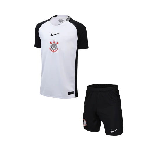 Kit Infantil Corinthians I 25/26 – Branco