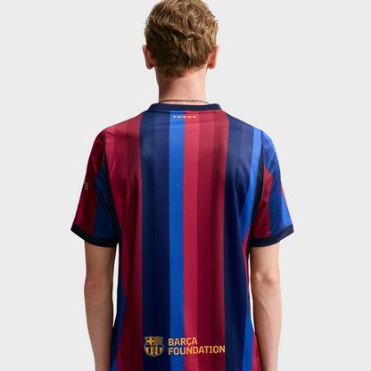 Camisa Barcelona I 26/27 - Torcedor Nike Masculina - Azul e Grená
