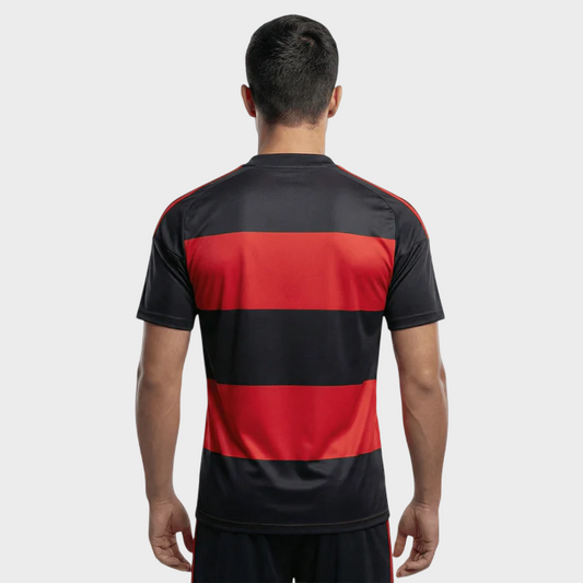 Camisa Flamengo I 26/27 - Torcedor Adidas Masculina - Vermelha e Preta