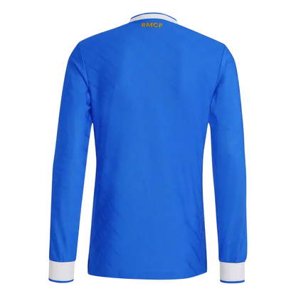 Camisa Real Madrid III Manga Longa 25/26 Torcedor Adidas - Azul