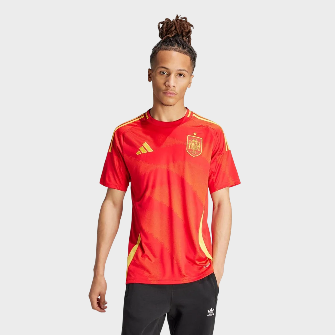 Camisa Espanha I 24/25 - Torcedor Adidas Masculina - Vermelha