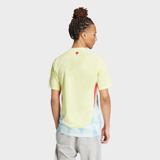 Camisa Espanha II 24/25 - Torcedor Adidas Masculina - Amaerlo Neon