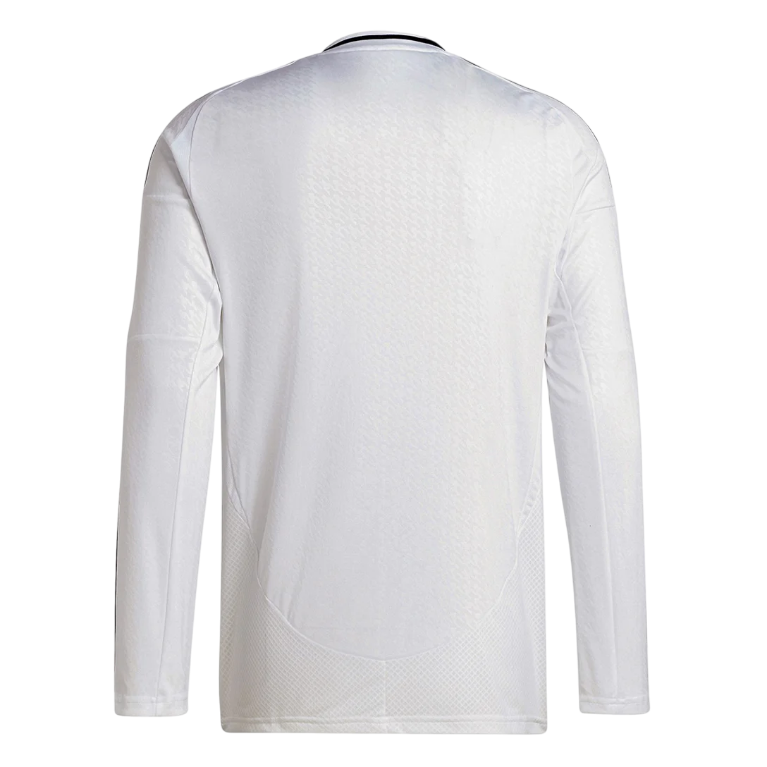 Camisa Real Madrid I Manga Longa 24/25 Torcedor Adidas - Branca