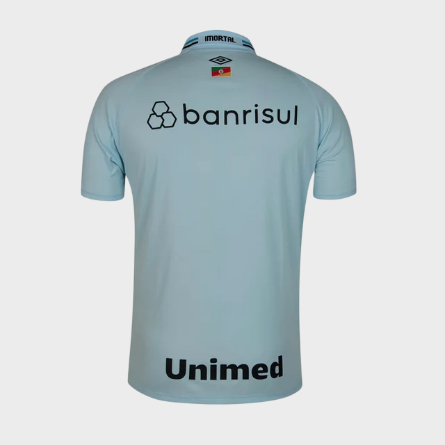 Camisa Grêmio II 25/26 - Azul Celeste + Patrocínios