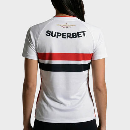 Camisa São Paulo Feminina I 26/27 - Branca