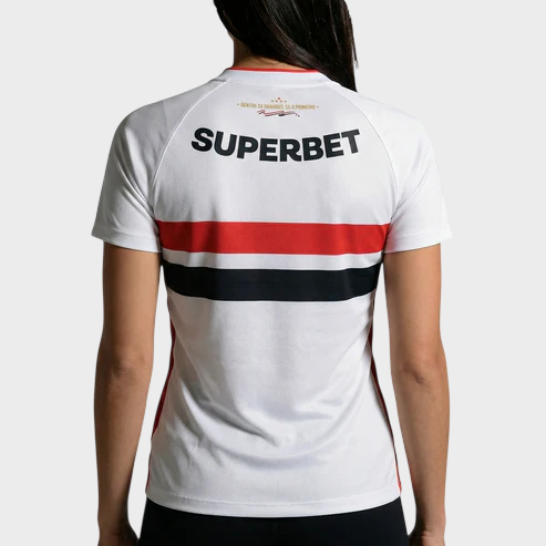 Camisa São Paulo Feminina I 26/27 - Branca
