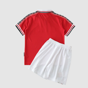 Conjunto Infantil Retrô Manchester United I 98/99