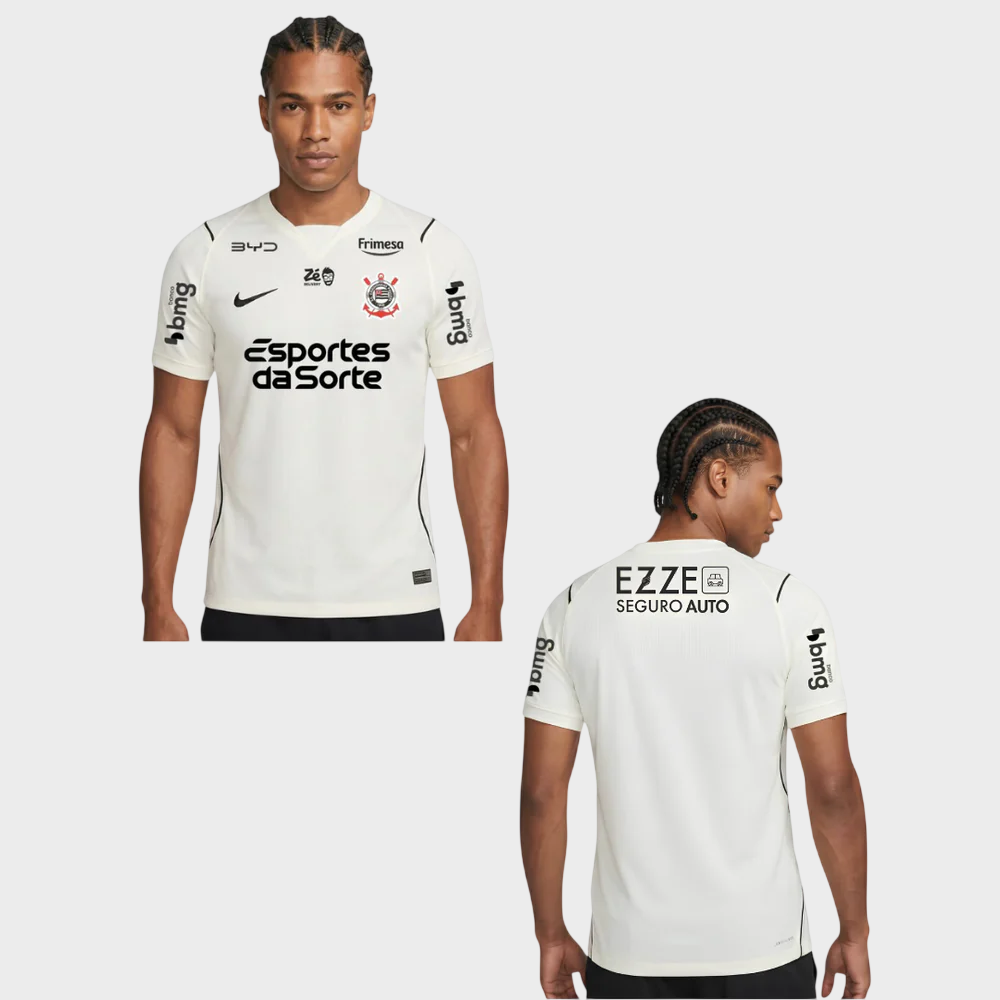 Camisa Corinthians I 26/27 - Torcedor - Branca