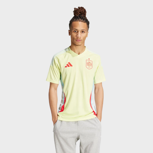 Camisa Espanha II 24/25 - Torcedor Adidas Masculina - Amaerlo Neon