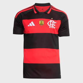 Camisa Flamengo I 26/27 - Torcedor Adidas Masculina - Vermelha e Preta