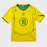 Camisa Seleção Brasileira I 2004 Reedição Total 90 Nike - RONALDINHO 10