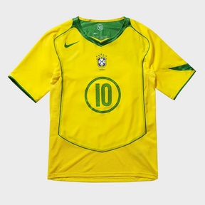 Camisa Seleção Brasileira I 2004 Reedição Total 90 Nike - RONALDINHO 10