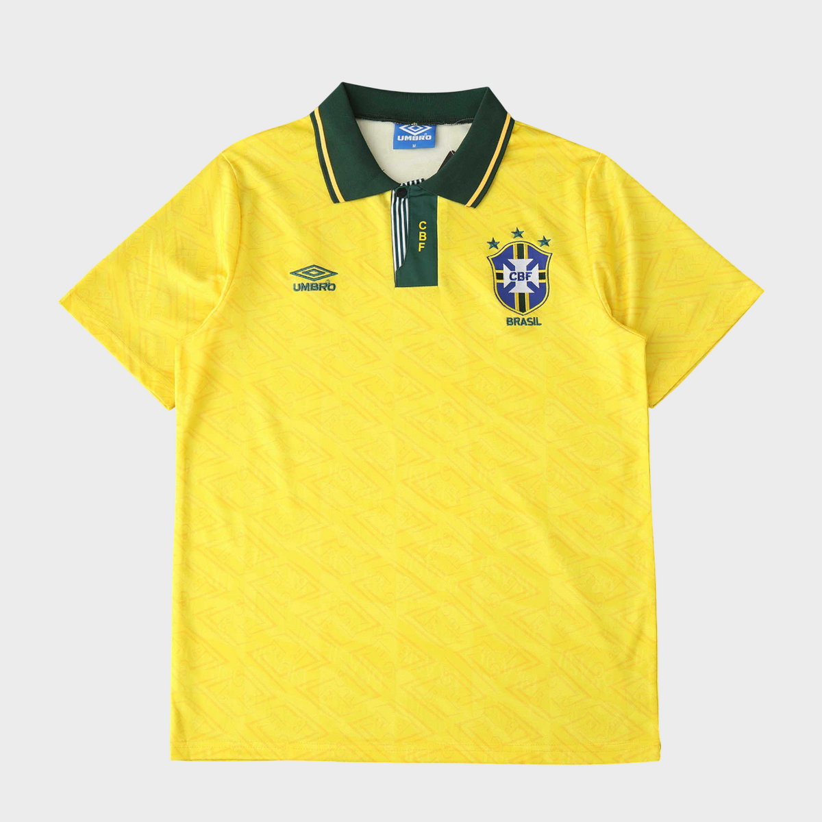 Camisa Seleção Brasileira I 1991/1993 - Retrô - Amarela