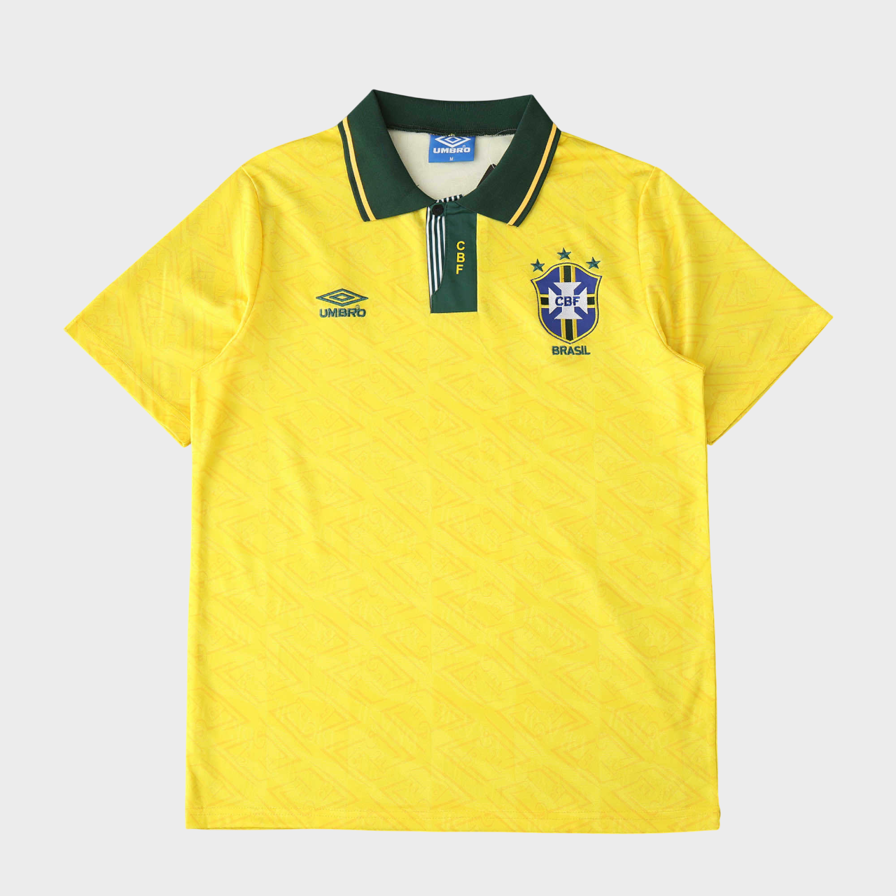 Camisa Seleção Brasileira I 1991/1993 - Retrô - Amarela